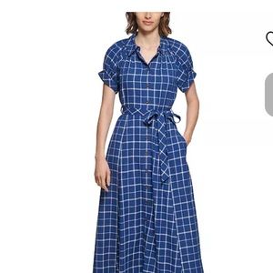 Calvin Klein Beautiful Blue Maxi dress, (Brand New)